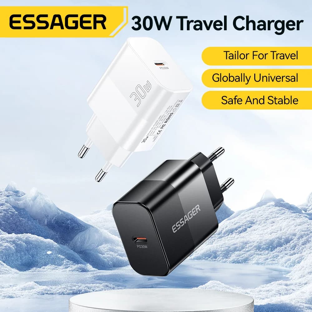 30W USB-C PD Travel Charger