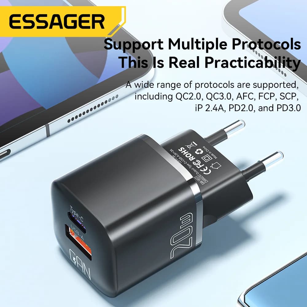 20W GaN USB-C PD Fast Charger