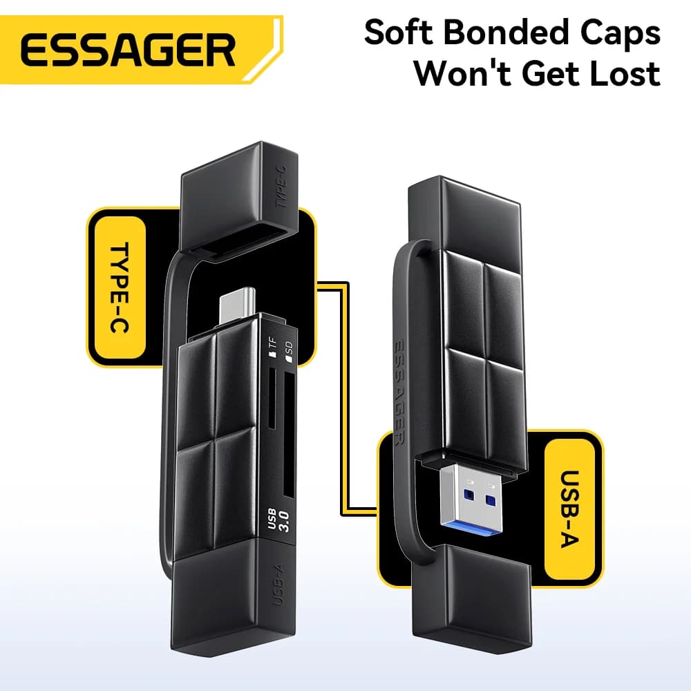 USB 3.0 and Type-C SD/Micro SD Card Reader