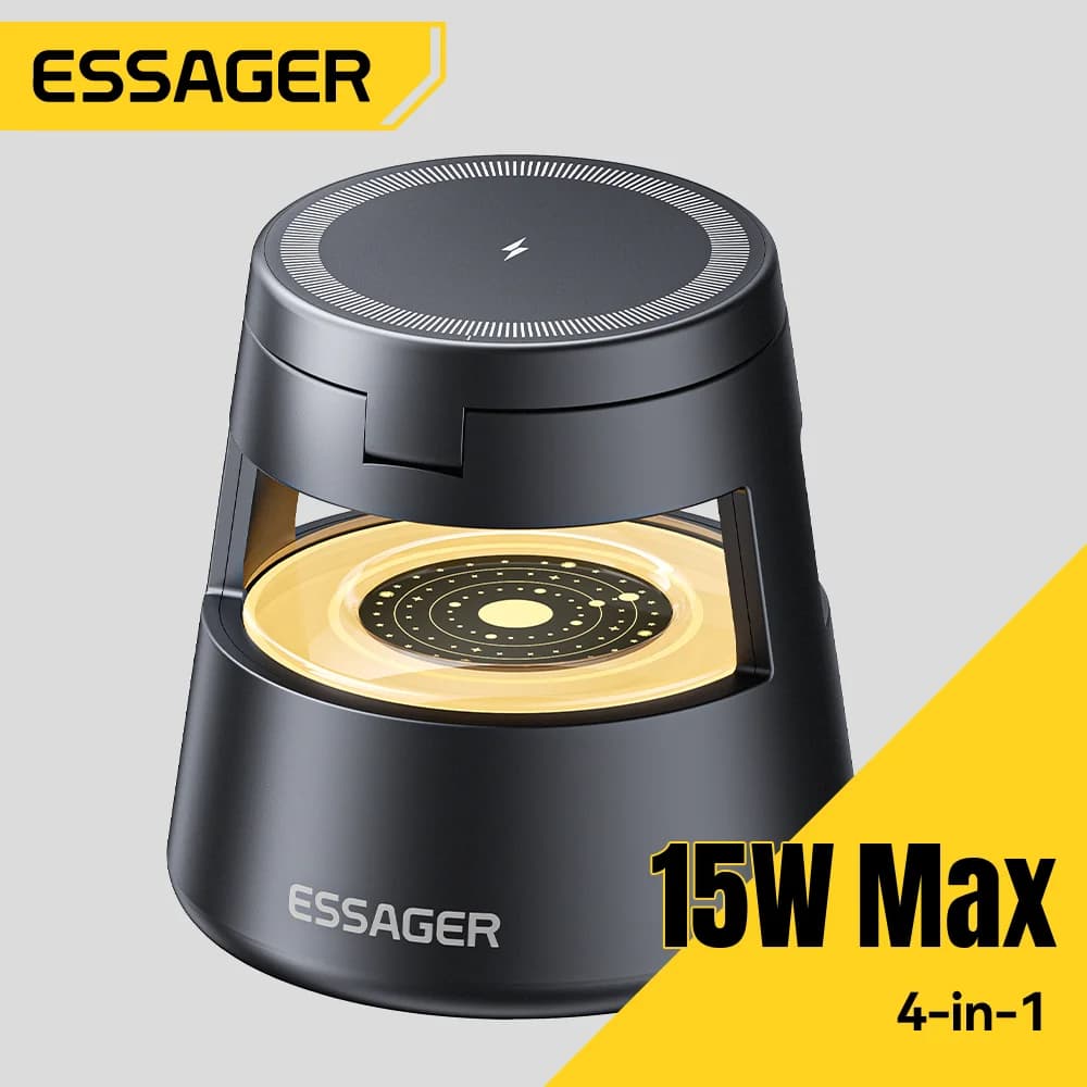 4-in-1 15W Magnetic Wireless Charging Station