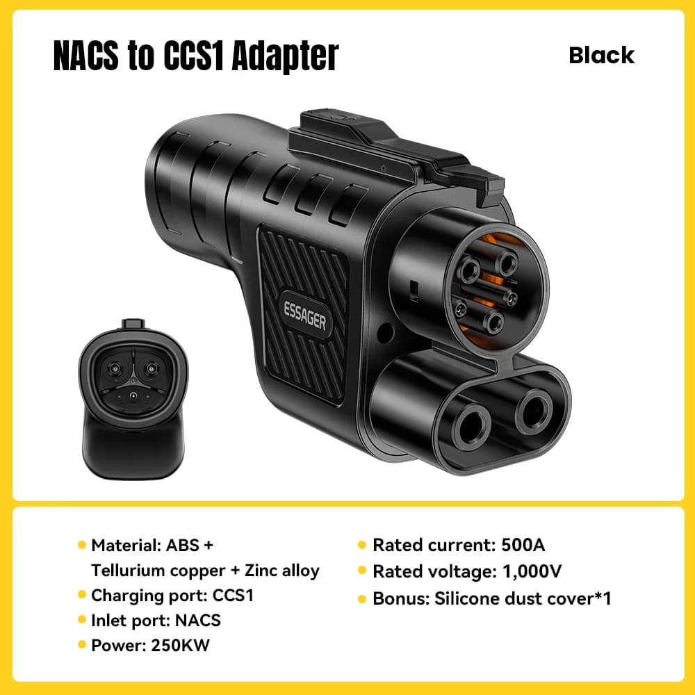 NACS to CCS1 Charging Adapter for Tesla